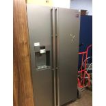 Samsung American style silver fridge freezer