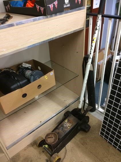 Grinder, trolley jack etc. - Image 2 of 2