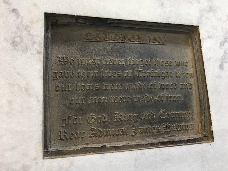 A composite relief plaque 'England Expects Everyman to do his Duty' - Image 2 of 3