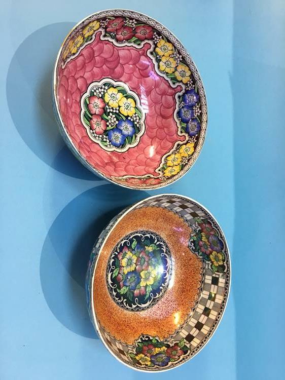 Two Maling bowls