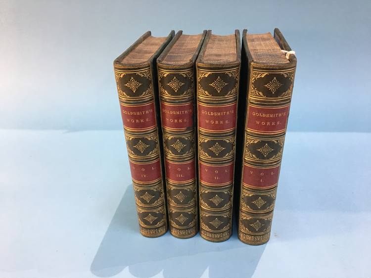 The Works of Oliver Goldsmith in 4 volumes, John Murray, London, 1854 - Image 2 of 2