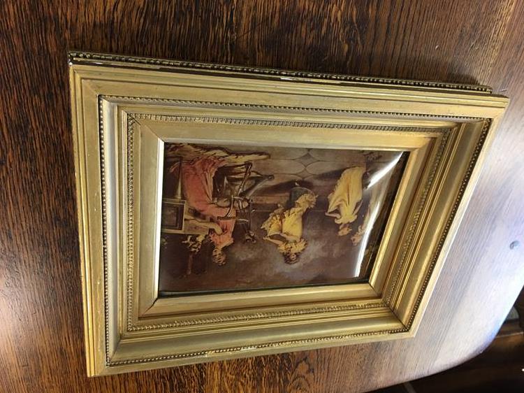 Three various gilt framed crystoleums - Image 4 of 4