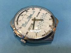 A gents wristwatch, dial signed Paketa C LL P