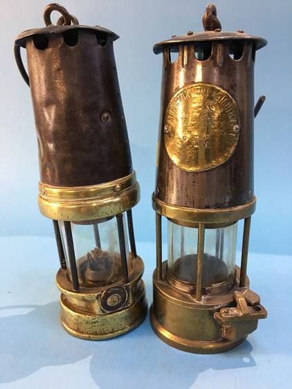 Two miners lamps