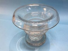 A good quality Victorian cut glass bowl