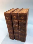 The Dramatic Works of Beaumont and Fletcher with notes on George Colman, in 3 volumes