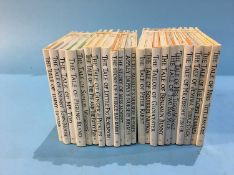 22 volumes, Beatrix Potter 1-7 and 9-23 (volume 8 missing)