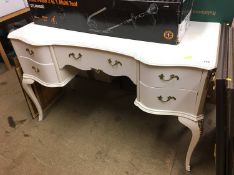 White dressing table