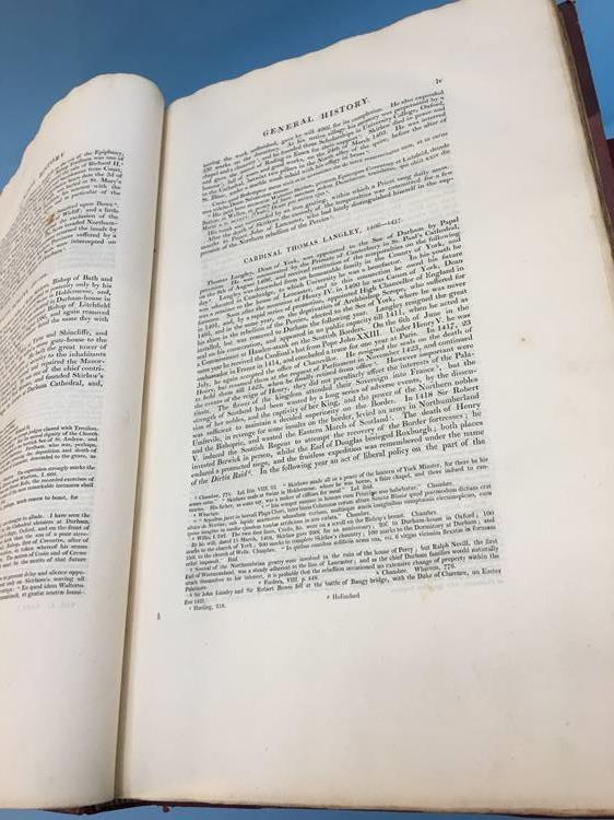Robert Surtees, 'The History and Antiquities of the County Palatine of Durham', London and Durham, - Image 5 of 5
