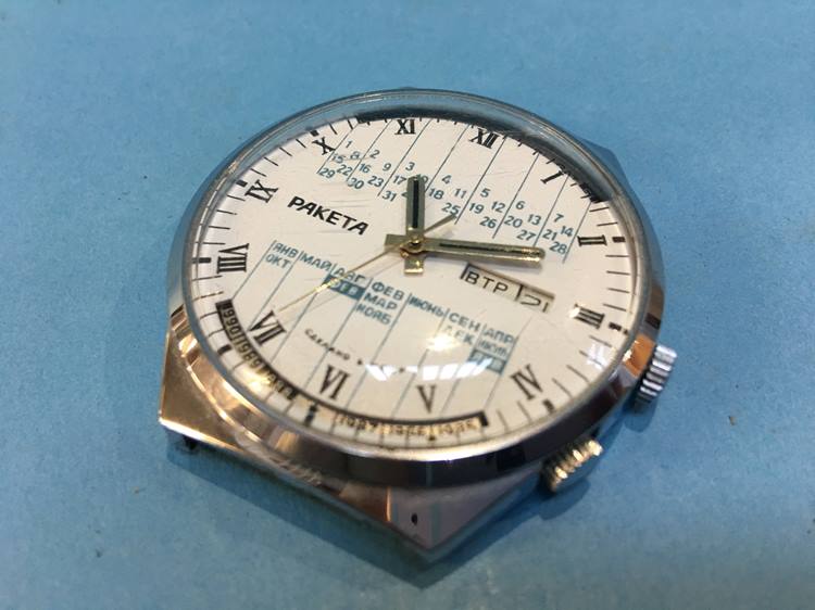 A gents wristwatch, dial signed Paketa C LL P - Image 2 of 2