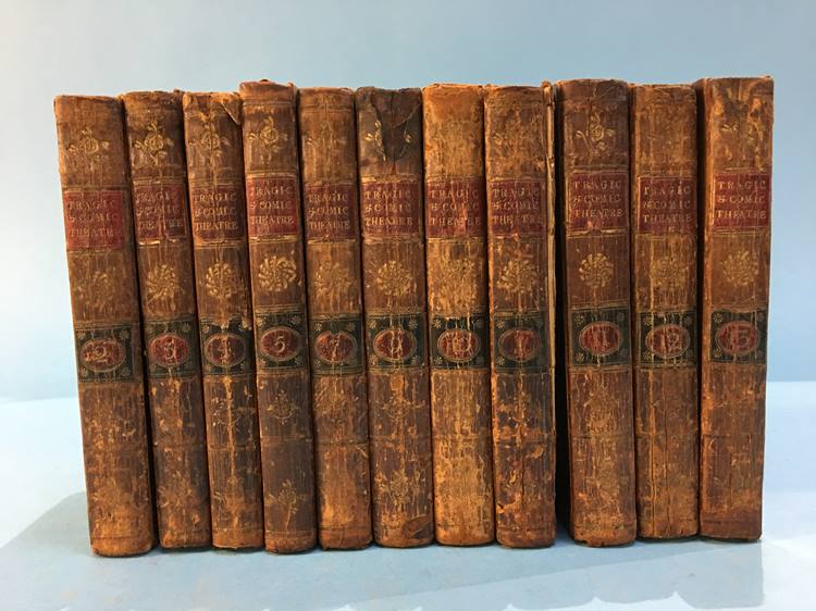 The Theatre Tragic and Comic', 11 volumes total, Edinburgh, 1776