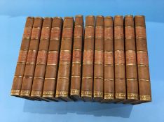 The Works of Samuel Johnson', Arthur Murphy Esq., in 12 volumes, half leather, London, 1824