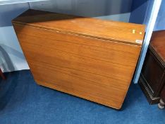 Teak drop leaf table