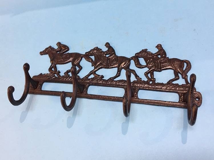 Horse Racing coat rack - Image 2 of 2