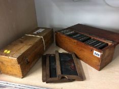 Collection of glass lantern slides