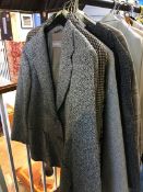 Seven wool jackets; 4 Max Mara, Patrick Hellman, 2 Mario Bersato and Punto Arkis