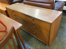 A G Plan teak double chest of drawers