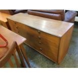 A G Plan teak double chest of drawers