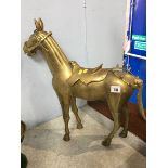 Brass horse