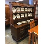 Large oak dresser