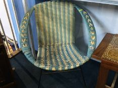 1960's plastic tub chair