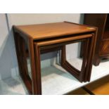 Teak nest of tables