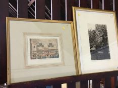 Print 'Sparring match at the fives court' and print 'Pudding Mill River'