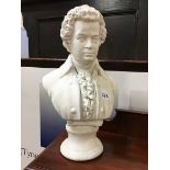 Modern bust of 'Mozart'