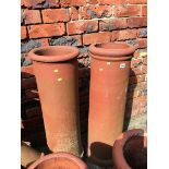 Pair of chimney pots