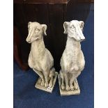Pair of standing dogs