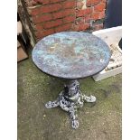 Victorian style garden table