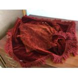 Chenille table cloth