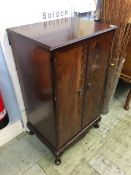 A mahogany cabinet