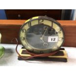 Deco mantle clock