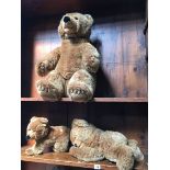 Group of three Steiff bears