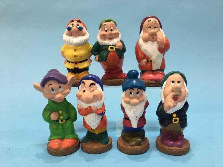 A set of 'The Seven Dwarfs' figures