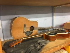 Martin Smith Resonator style guitar and one other