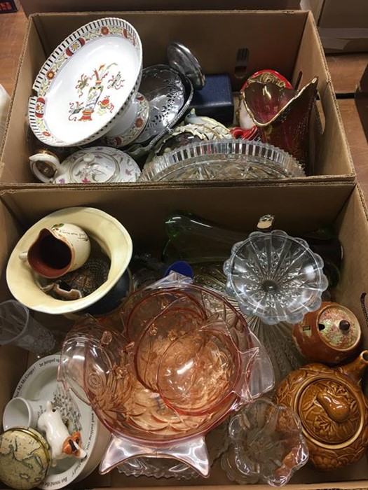 Two boxes of china, assorted