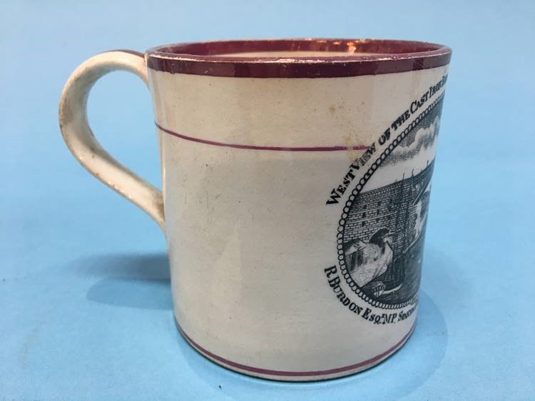 A Sunderland 'Grace Darling' tankard and two Sunderland tankards with views of the Iron Bridge (3) - Image 9 of 11