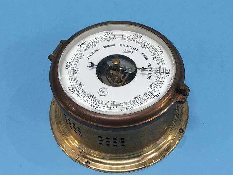 A modern Ship's barometer - Image 2 of 3