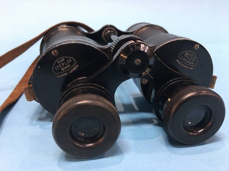 A pair of Ross 'Steplux' 7 x 50 binoculars - Image 4 of 4