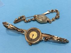 Two Ladies 9ct wristwatches