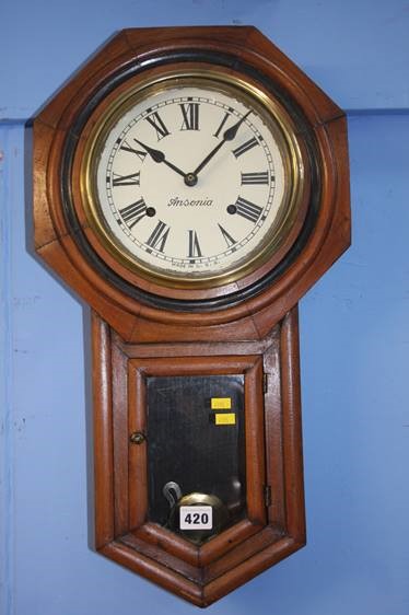 An Ansonia wall clock
