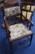 An oak carver chair