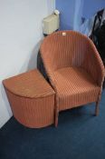 Lloyd Loom chair and linen box