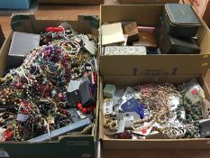 Large quantity of costume jewellery