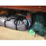Assorted camping equipment