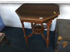 Edwardian octagonal occasional table