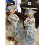 Pair of Bisque figures