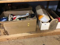 Three boxes assorted including tools